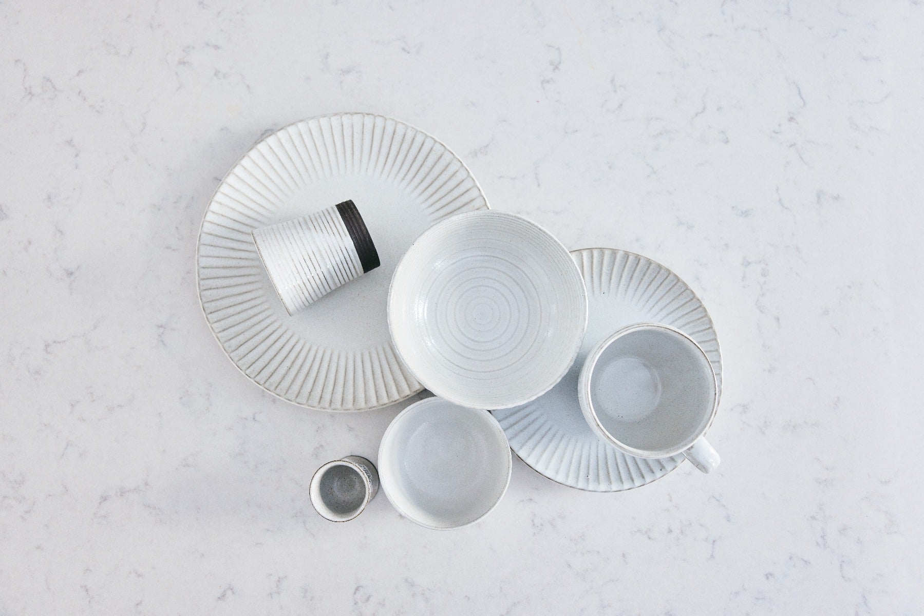 Bahne Interior Birch krus m/hank, stentøj, hvid - 400 ml - Bahne